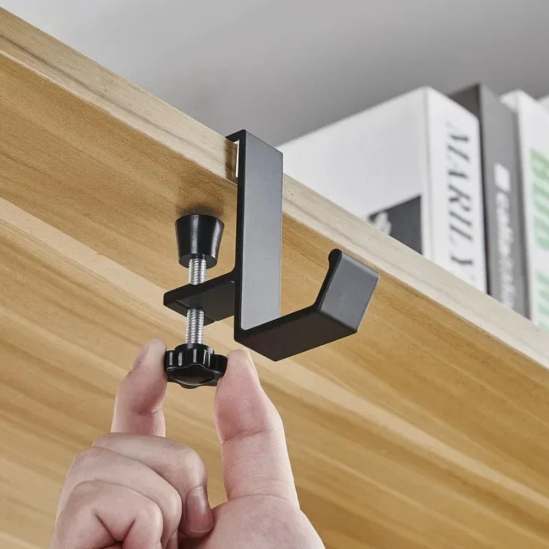Headphone Stand Desk - 1/2pc 調節可能なデスクエッジフック ゲーミングヘッドセット デスクハンガー バックパック収納 吊り下げフックホルダー