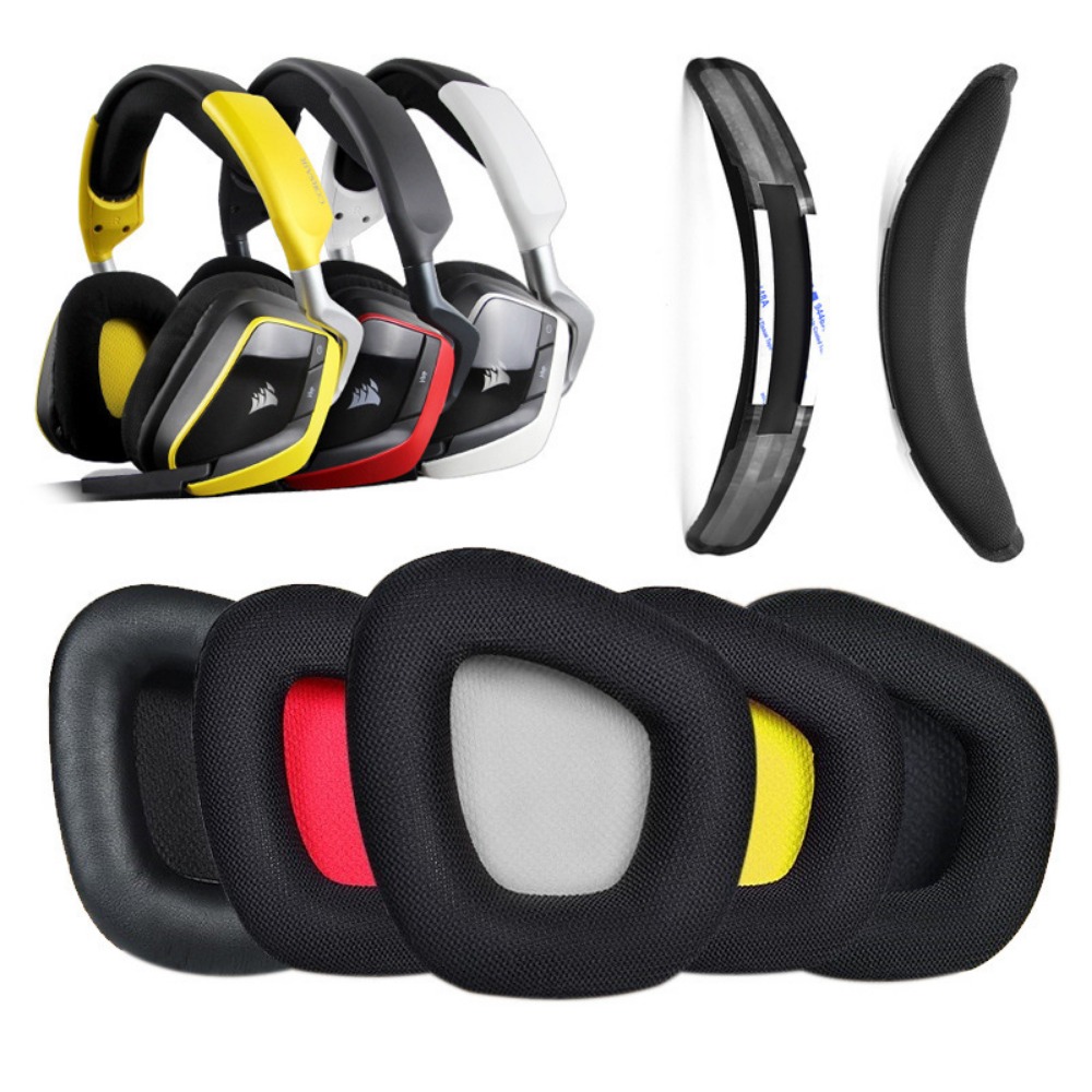 Gaming Headset Rgb - Ivinxy イヤーパッド低反発イヤークッションカバーコルセア Void RGB エリートワイヤレスヘッドセットゲーミングヘッドセット耳パッドドロップシッピング