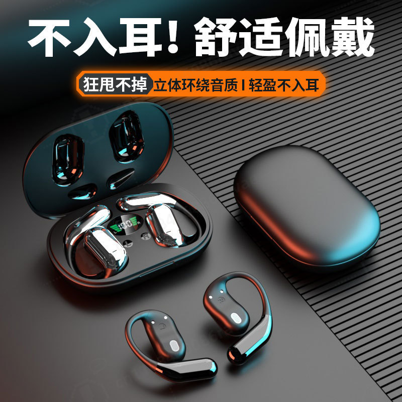 Sports Earphone Hook - Q16 AI スマート翻訳 Bluetooth ヘッドセット イヤーフック