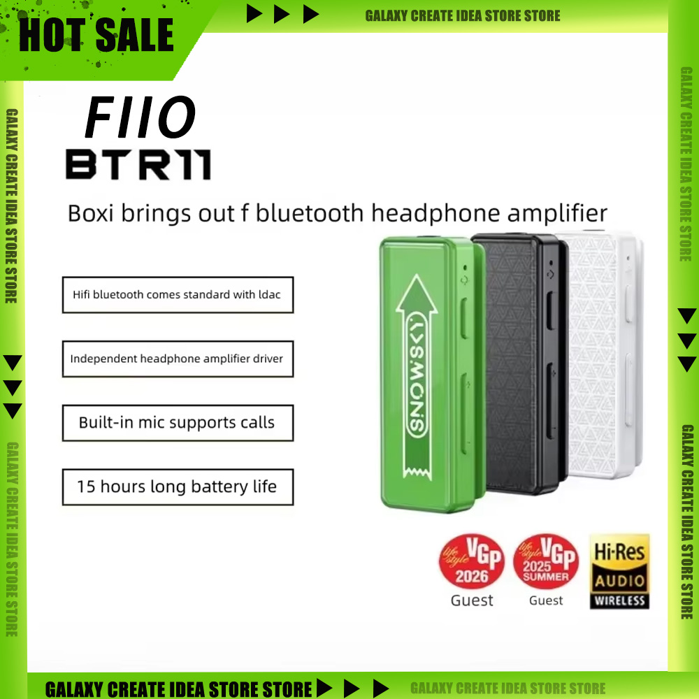 Bluetooth Adapter Receiver - FiiO BTR11 Bluetooth オーディオレシーバー車両用 Aux ワイヤレスイヤホンアダプター