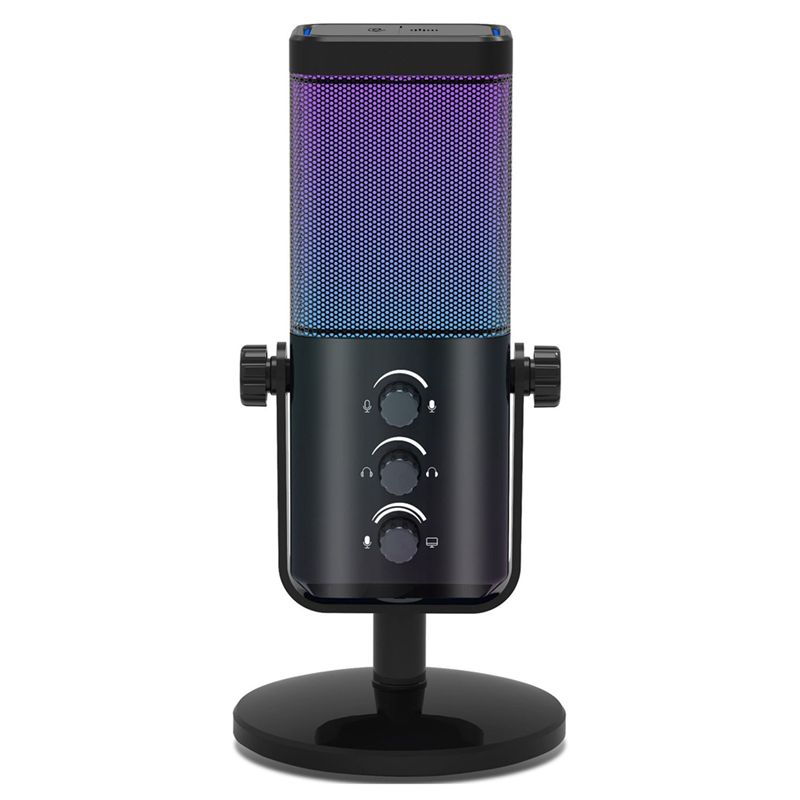 Gaming Headset Rgb - ABZZ-RGB ゲーミングマイク USB-C ノイズキャンセリング機能付き ストリーミング/録音/ASMR/ビデオ用 A