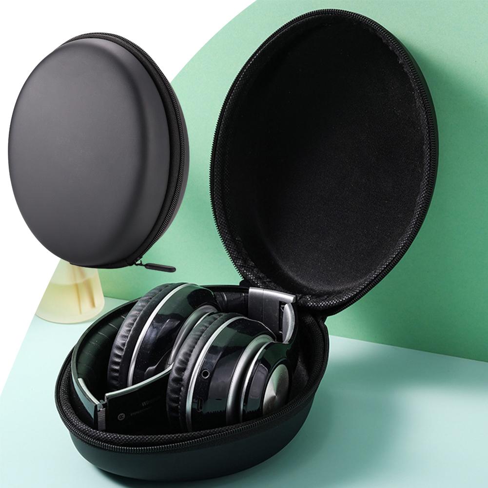 Headphone Case Hard - イヤホン収納ケース PU ミニキャリングハードバッグボックスケースイヤホンヘッドフォンアクセサリーイヤフォンメモリカード USB ケーブル