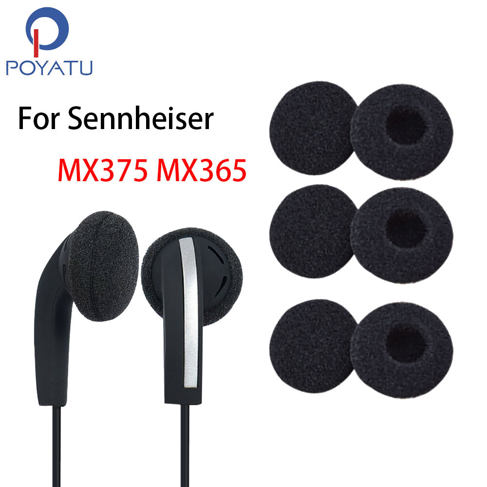Earphone Foam Tip - Sennheiser Mx37 mx400iiの交換用イヤチップ,交換用,イヤーグリップ,ソフトスポンジ,Mx365mx500