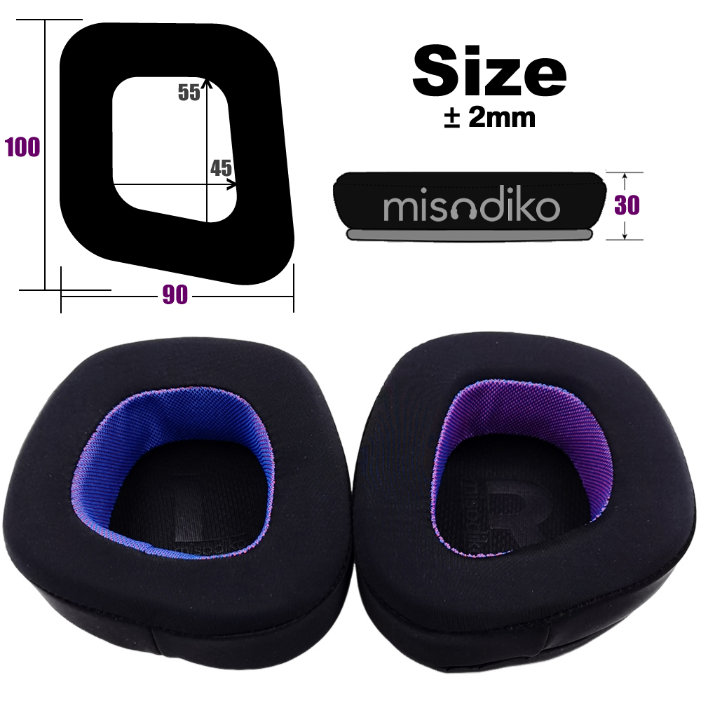 Misodio-キャンディーライト用の改良されたイヤーパッド - Gaming Headset Rgb のレビューと価格