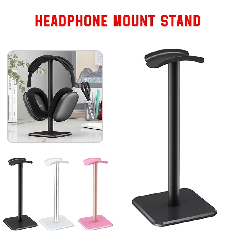 ユニバーサル多機能ヘッドフォンスタンドプラスチックポータブル - Headphone Stand Desk のレビューと価格