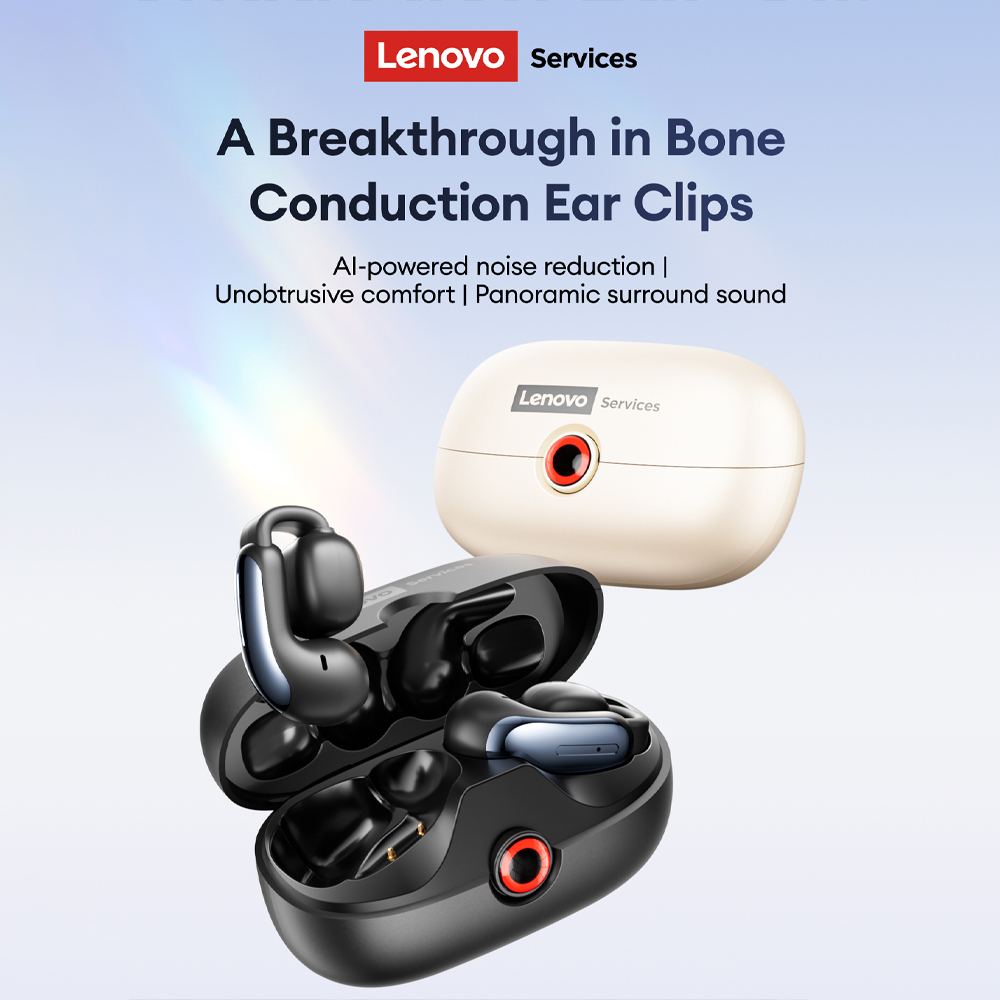 Lenovo LES-108 骨伝導 TWS イヤークリップ - Wireless Earbuds Tws のレビューと価格