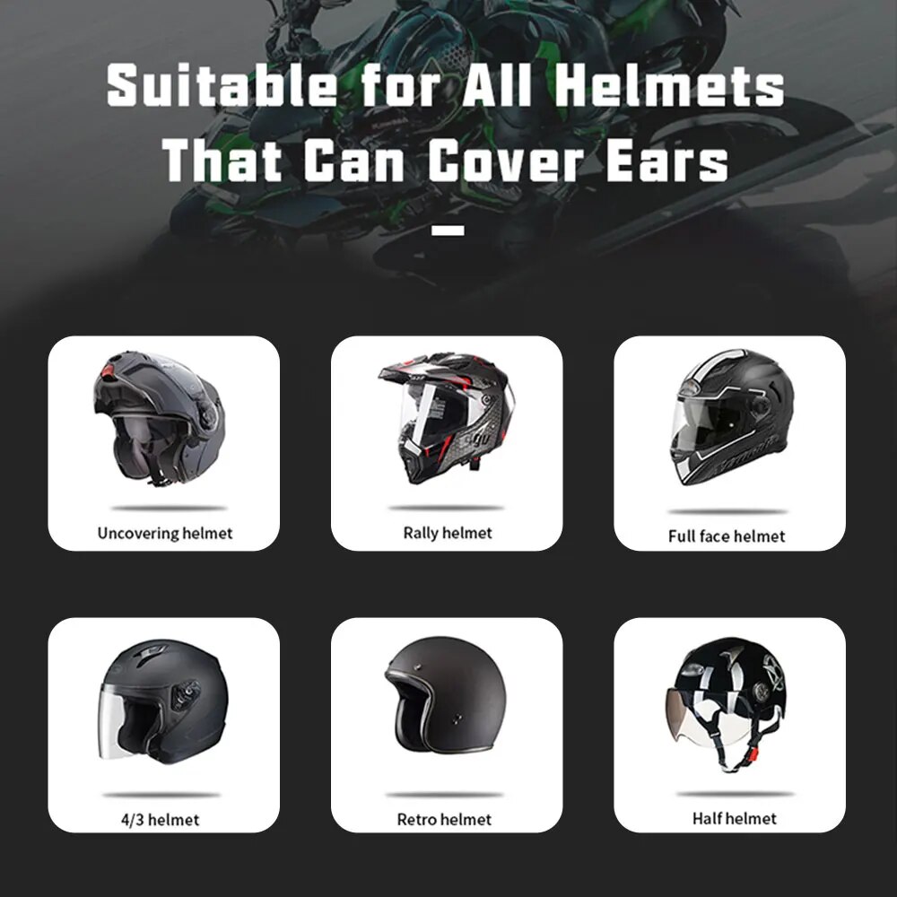 Kihous シングルイヤーバイクヘルメットヘッドセット B - Bluetooth Headset On Ear のレビューと価格