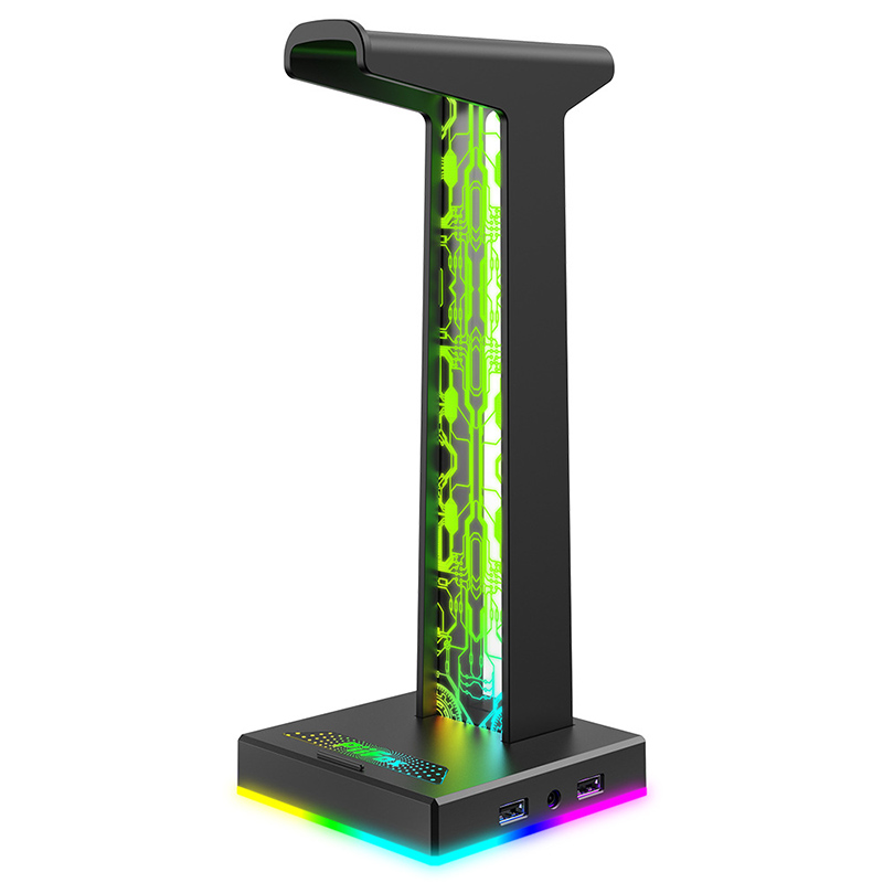 RGBゲーミングヘッドホンスタンド デュアルUSBポート 3 - Gaming Headset Rgb のレビューと価格