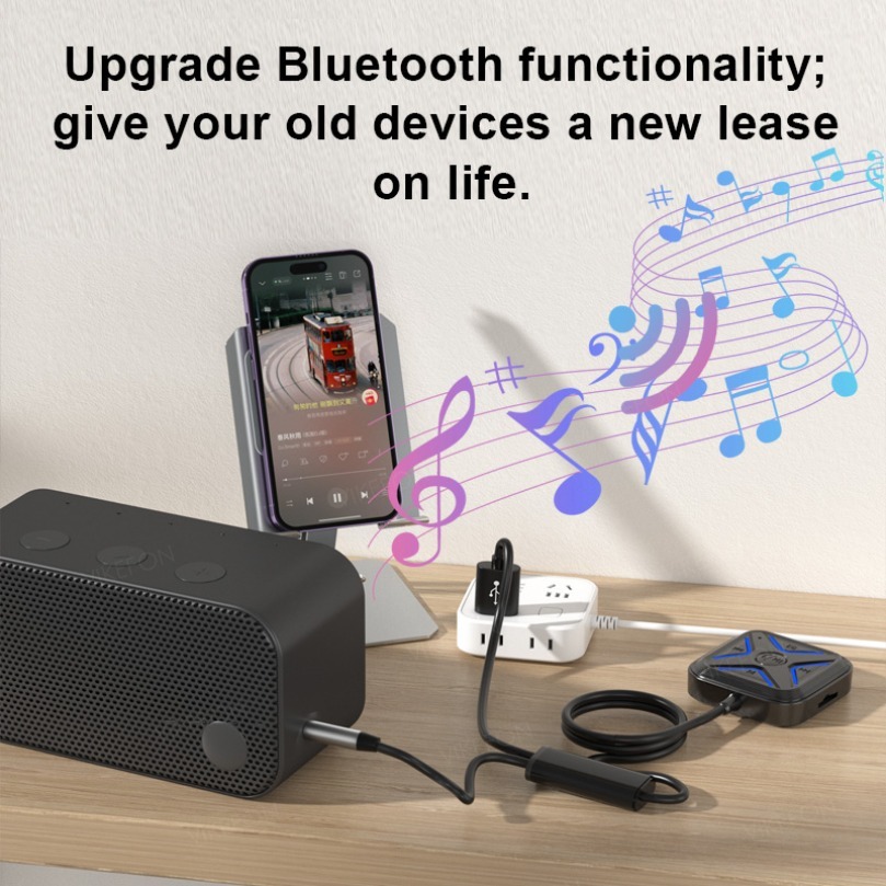 ユニバーサルBluetooth 5.3カーアダプター 3.5 - Bluetooth Adapter Receiver のレビューと価格
