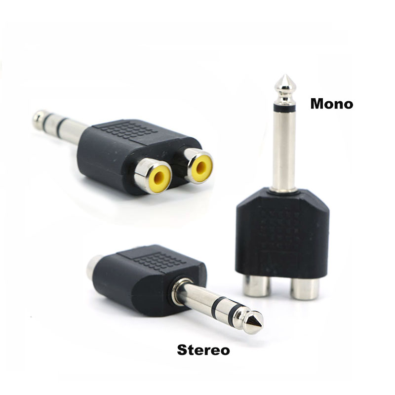 6.35mm 6.5オーディオ モノ/ステレオ 1/4インチ - Audio Splitter Y のレビューと価格