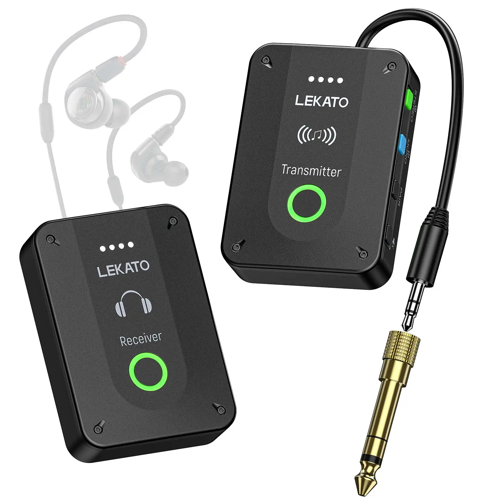Lekato MS-02 ワイヤレス IEM システム -  - In Ear Monitor Iem のレビューと価格