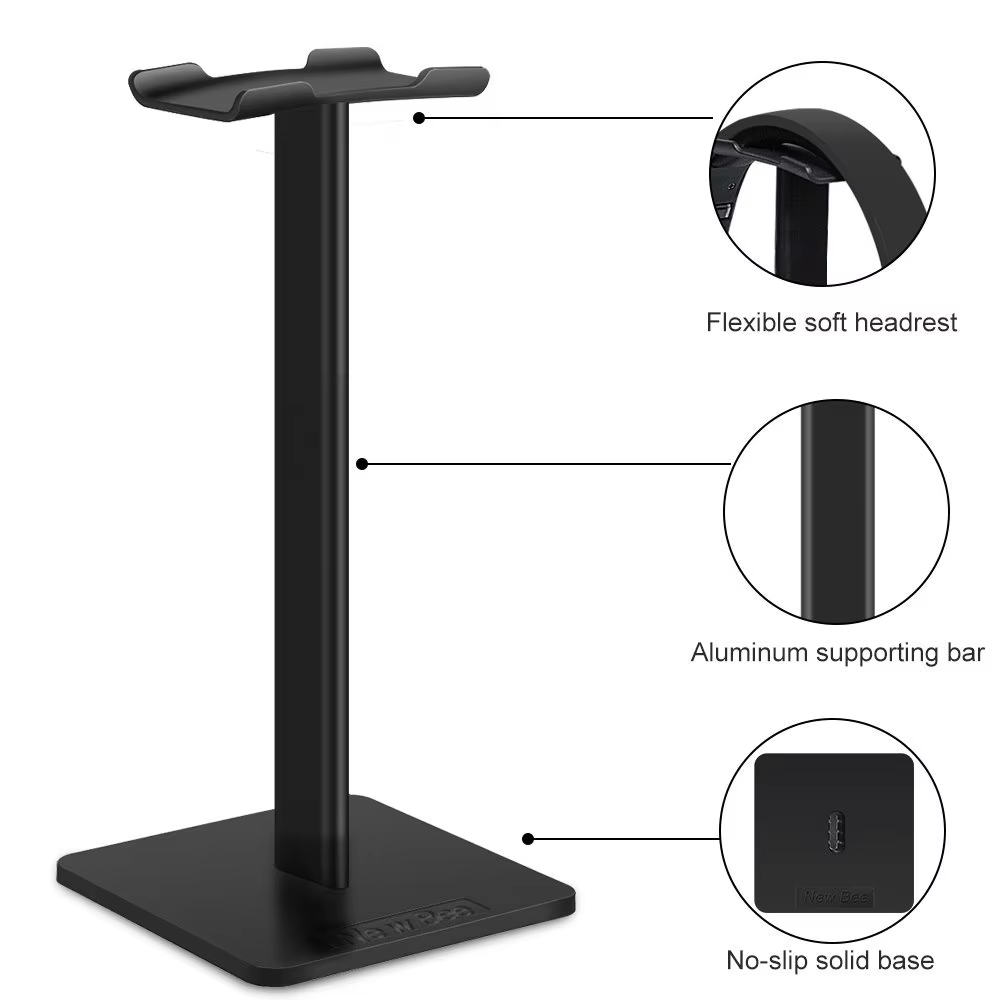 新しい Bee Z1 アルミ合金ヘッドフォンスタンドホルダー - Headphone Stand Desk のレビューと価格