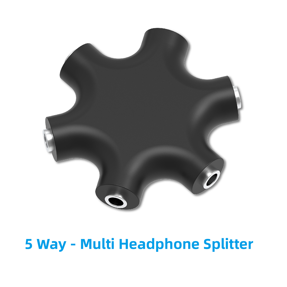 3.5mm ジャックイヤホンオーディオスプリッターアダプター - Earphone Splitter Jack のレビューと価格