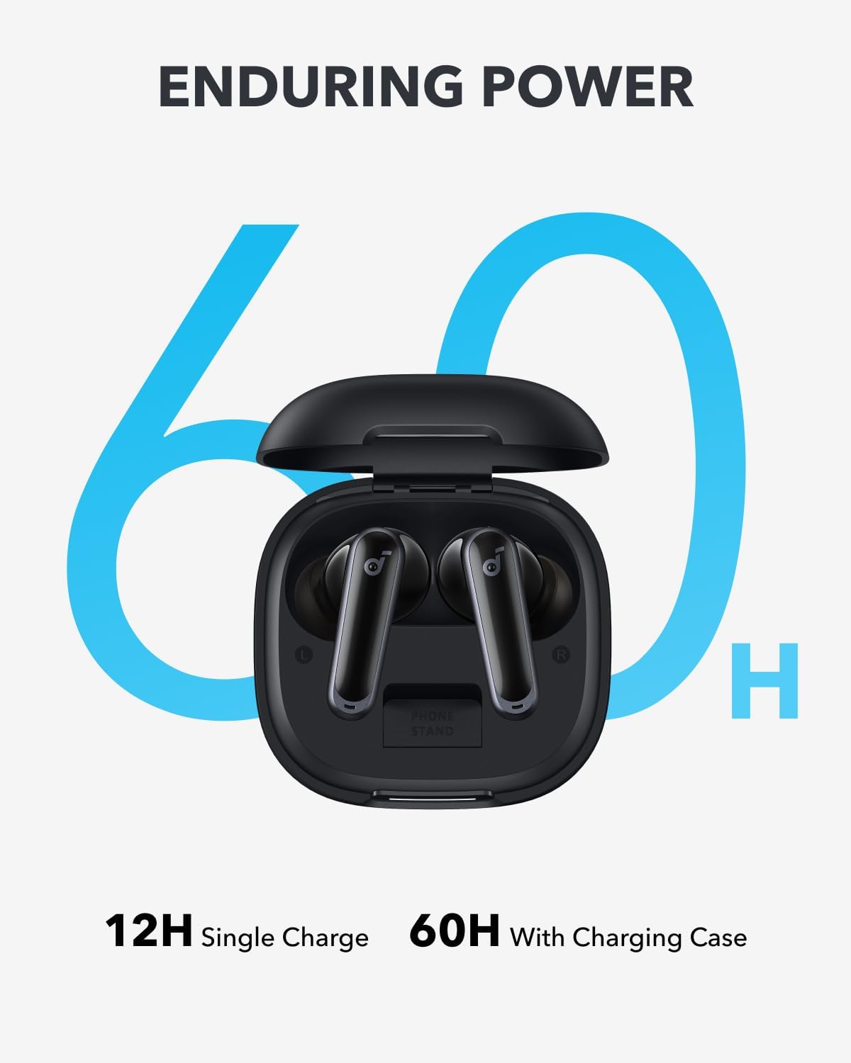 アダプティブノイズキャンセリングイヤホン、60時間再生、2- - Noise Cancelling Headphone のレビューと価格