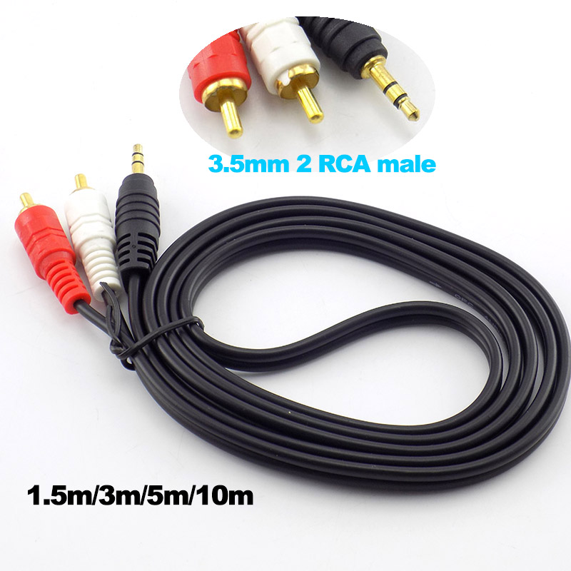 長さ1.5m、3m、5m、10m、3.5mmオスジャック-A - Cable Extension 3.5 のレビューと価格