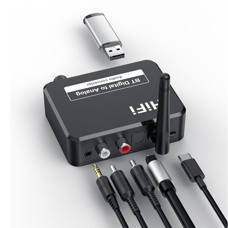 B27B デジタル - アナログ オーディオ DAC コンバ - Bluetooth Adapter Receiver のレビューと価格