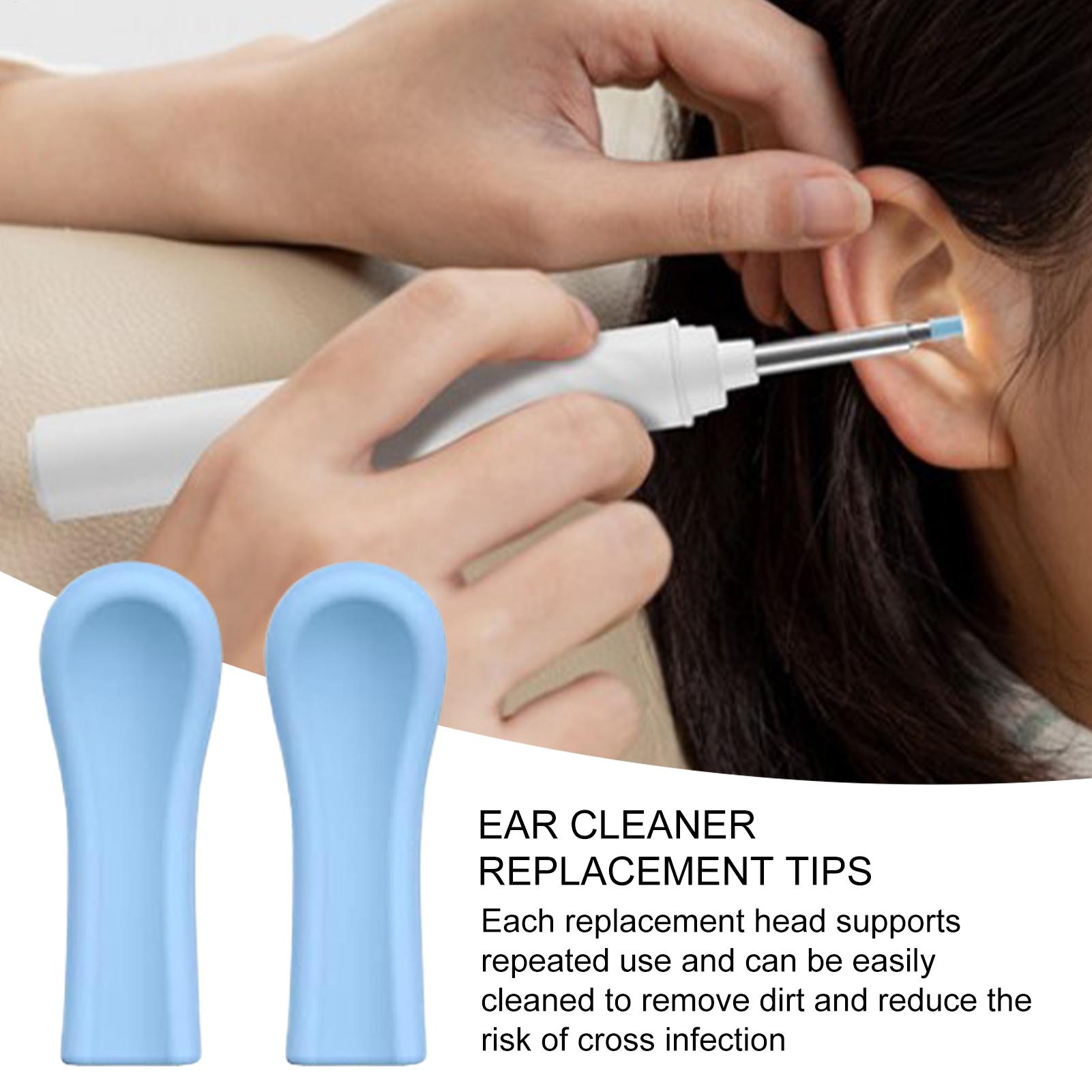 シリコン製耳かきチップ 耳垢除去交換ヘッド 再利用可能な耳カ - Silicone Ear Tip Replacement のレビューと価格