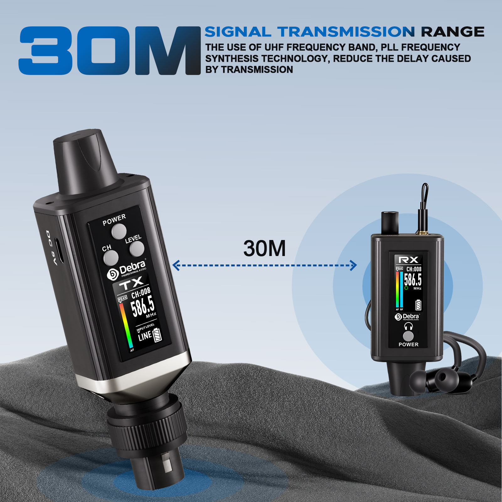 デブラオーディオ UHFステレオIEM EMX-1 ワイヤレ - In Ear Monitor Iem のレビューと価格