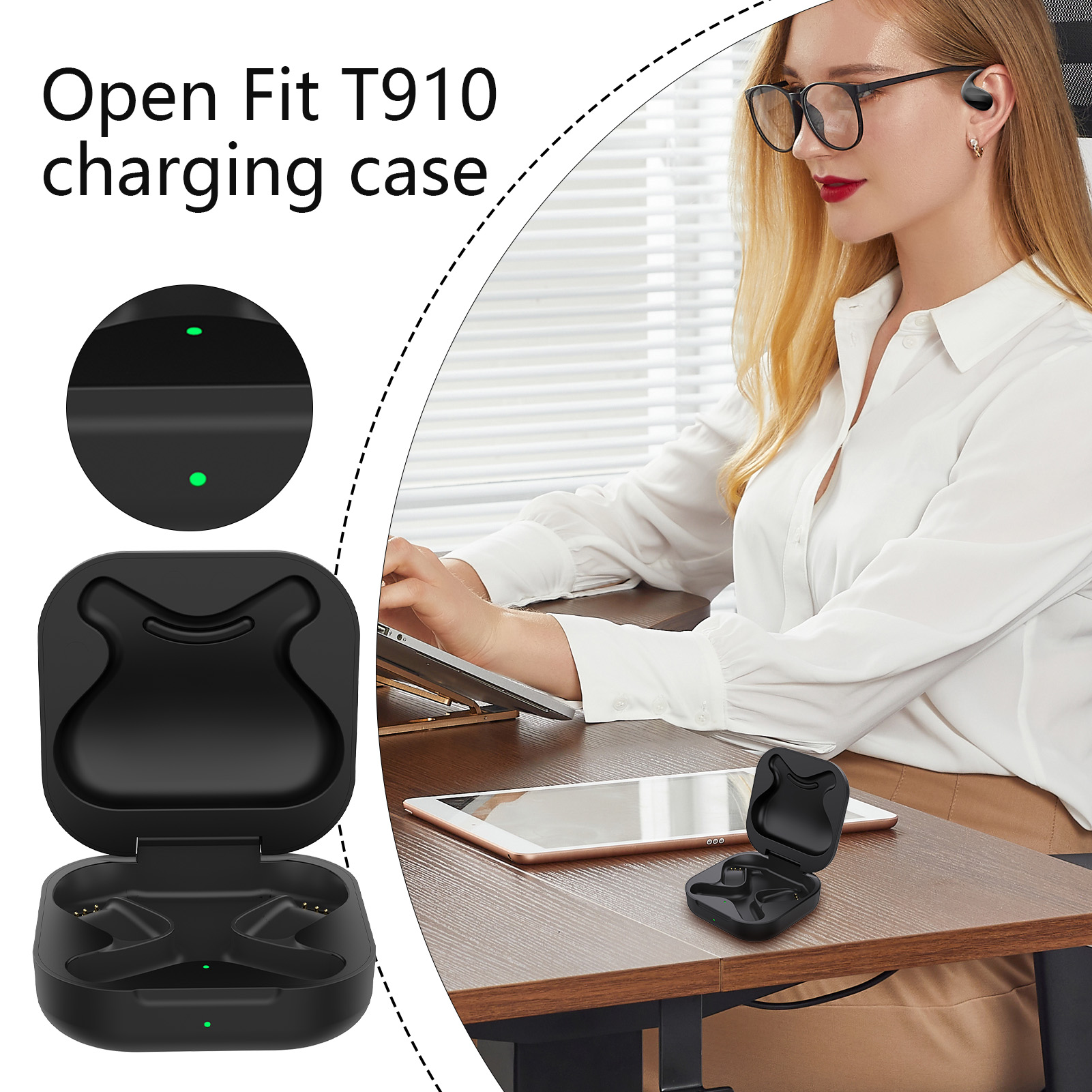 交換用充電ケース SHOKZ OpenFit T910 ワイ - Earbuds Charging Case のレビューと価格