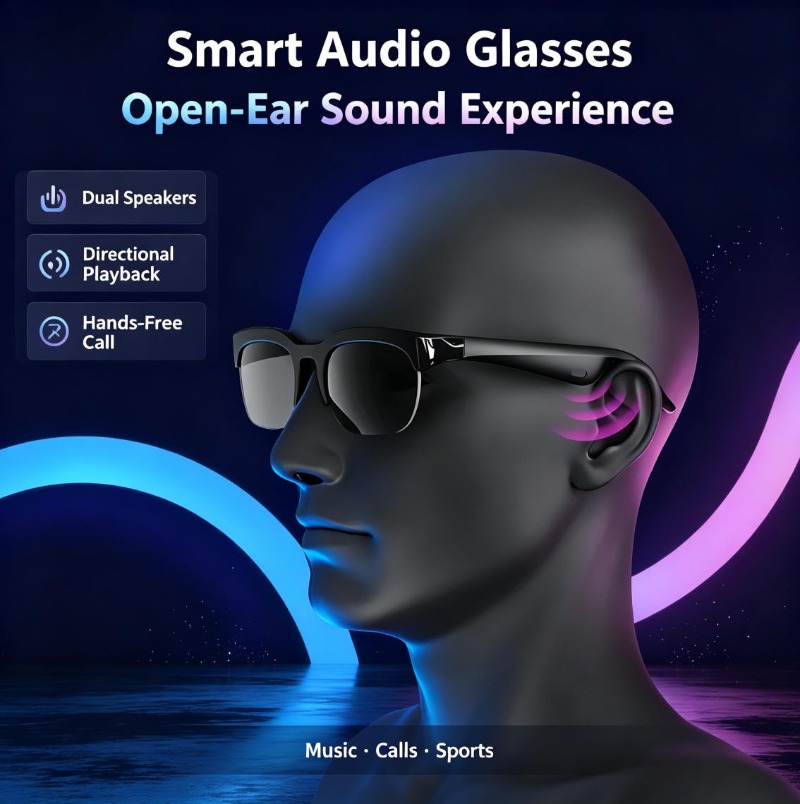 2026 XG89リアルタイムAI翻訳サングラス オープンイ - Bluetooth Headset On Ear のレビューと価格