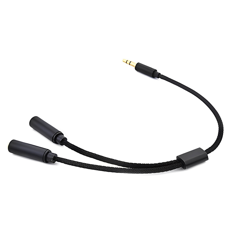 イヤホン用Yジャックオーディオスプリッター、オスからメス2個 - Earphone Splitter Jack のレビューと価格